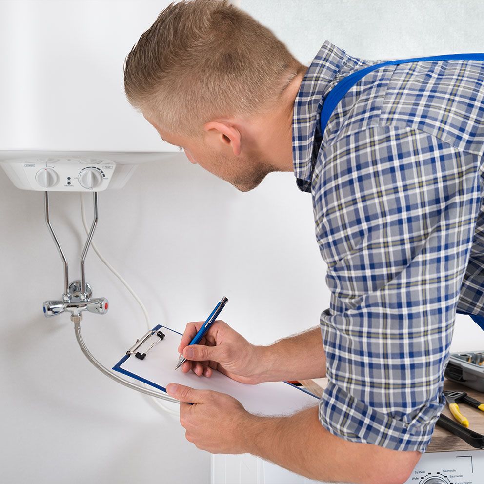 Wartung eines Boilers